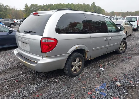 2006 Dodge Grand Caravan Sxt из США, поврежденный, VIN 2D8GP44L56R664865